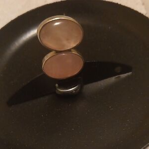 A15 Mexico Sterling Earrings With Pink Stone